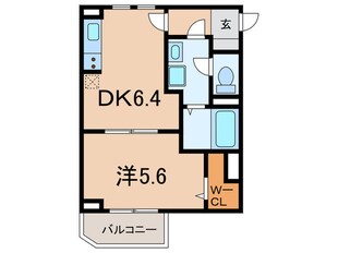 フォーチュンパークⅢの物件間取画像